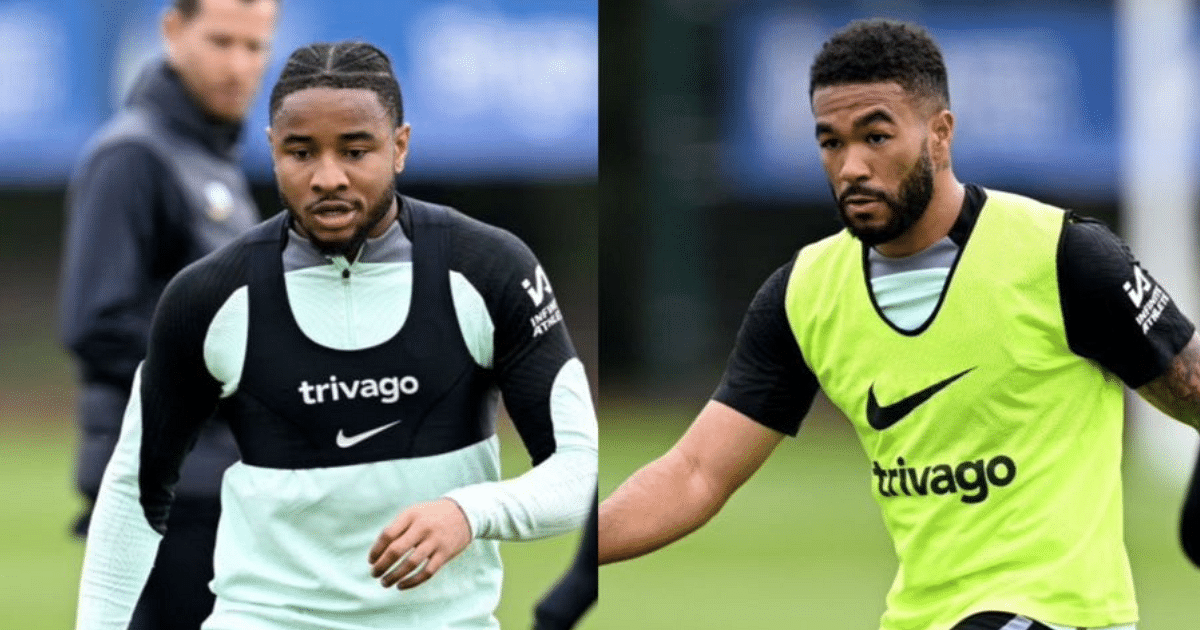 Reece James And Christopher Nkunku Back In Training For Chelsea