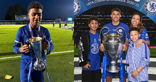 Chelsea defender Thiago Silva's son Isago Silva