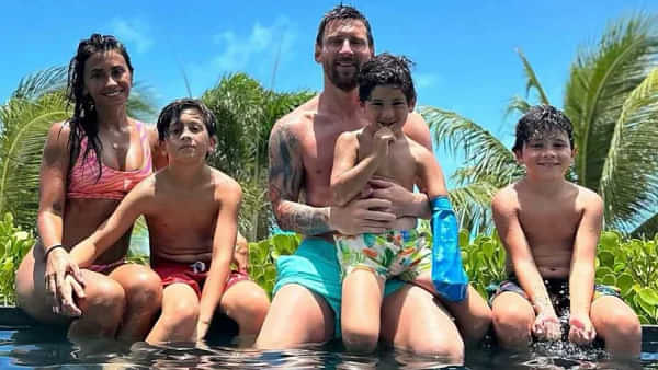 Lionel Messi and Family In Miami