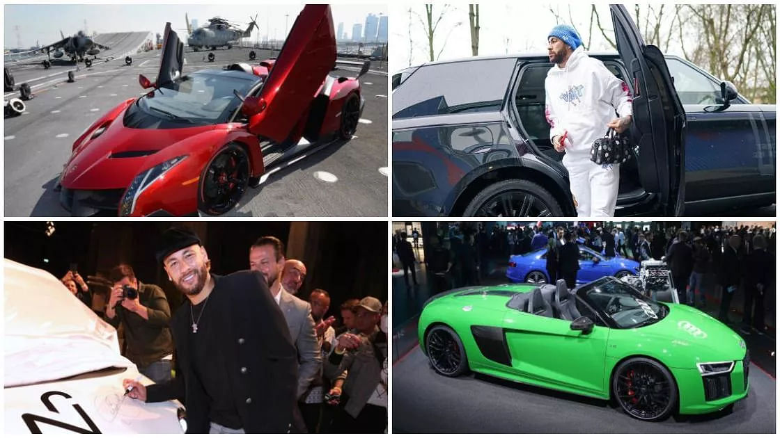 Inside Neymar&#8217;s Luxurious Car Collection Ranging from Audi RS7 to Lamborghini Veneno
